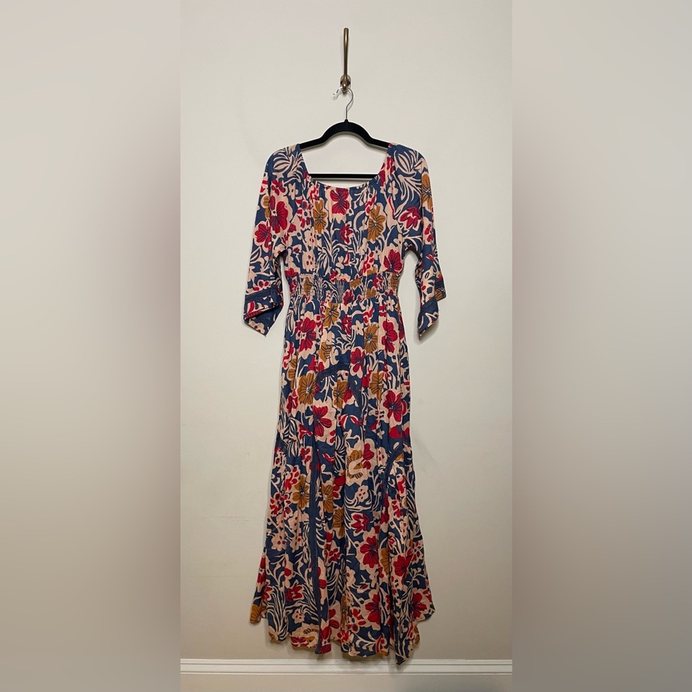 Free People Dixie Printed Floral Maxi Dress - Picture 9 of 9
